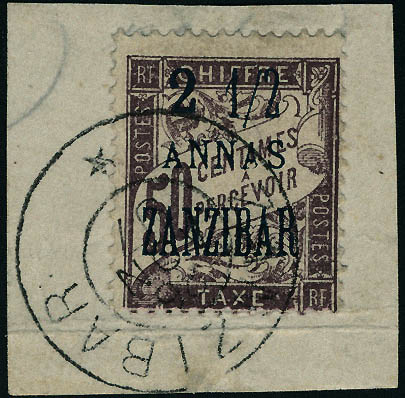 Lot 2461 - zanzibar timbres-taxe -  Francois Feldman F.C.N.P François FELDMAN sale #127