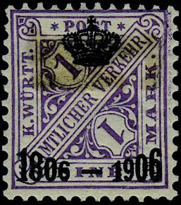Lot 2484 - allemagne (wurtemberg) timbres de service - Francois Feldman F.C.N.P François FELDMAN sale #127 Lot 2484 - allemagne (wurtemberg) timbres de service - Francois Feldman F.C.N.P François FELDMAN sale #127