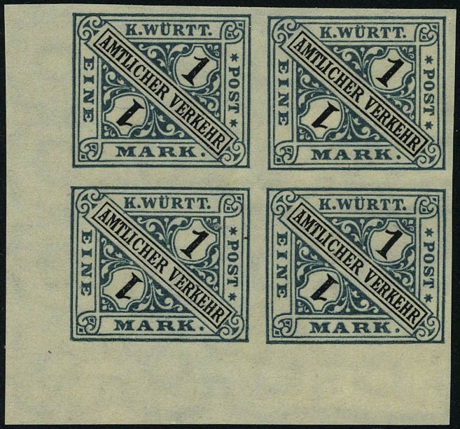 Lot 2485 - allemagne (wurtemberg) timbres de service - Francois Feldman F.C.N.P François FELDMAN sale #127 Lot 2485 - allemagne (wurtemberg) timbres de service - Francois Feldman F.C.N.P François FELDMAN sale #127