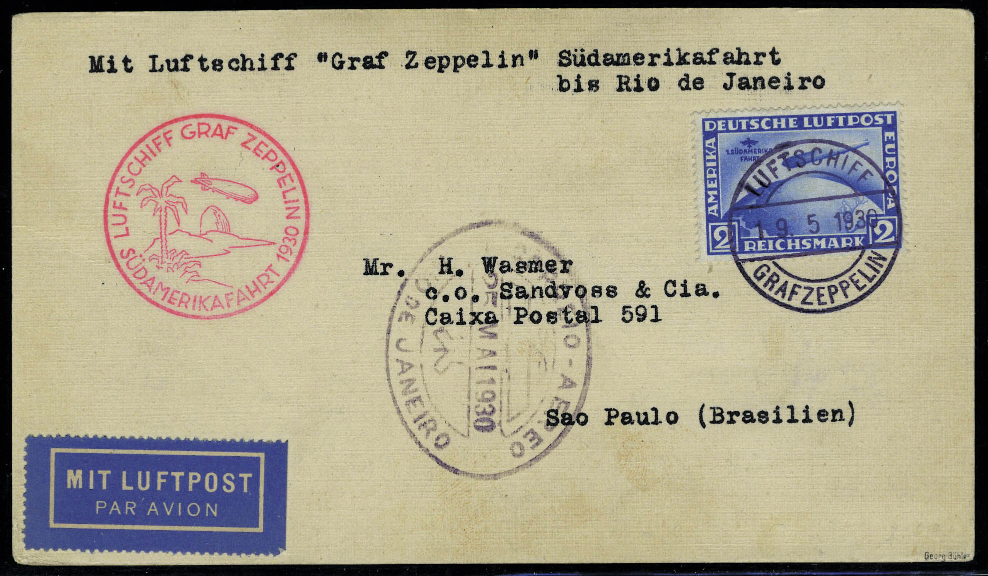 Lot 2505 - allemagne poste aerienne - Francois Feldman F.C.N.P François FELDMAN sale #127 Lot 2505 - allemagne poste aerienne - Francois Feldman F.C.N.P François FELDMAN sale #127