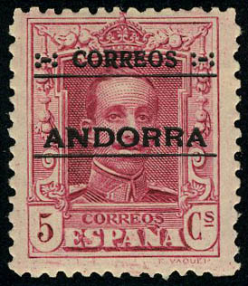 Lot 2584 - andorre espagnol  -  Francois Feldman F.C.N.P François FELDMAN sale #127