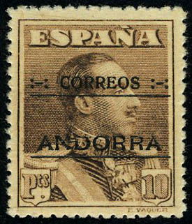 Lot 2585 - andorre espagnol  -  Francois Feldman F.C.N.P François FELDMAN sale #127
