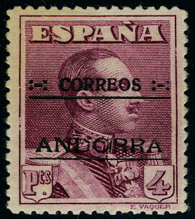 Lot 2586 - andorre espagnol  -  Francois Feldman F.C.N.P François FELDMAN sale #127