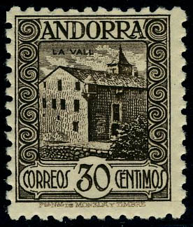 Lot 2588 - andorre espagnol  -  Francois Feldman F.C.N.P François FELDMAN sale #127