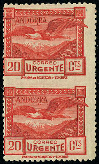 Lot 2591 - andorre espagnol  -  Francois Feldman F.C.N.P François FELDMAN sale #127