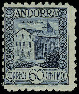 Lot 2595 - andorre espagnol  -  Francois Feldman F.C.N.P François FELDMAN sale #127