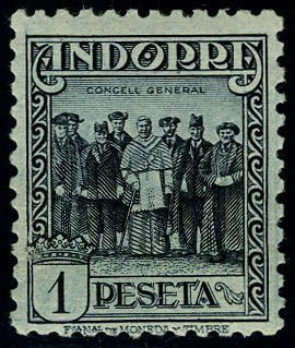 Lot 2596 - andorre espagnol  -  Francois Feldman F.C.N.P François FELDMAN sale #127