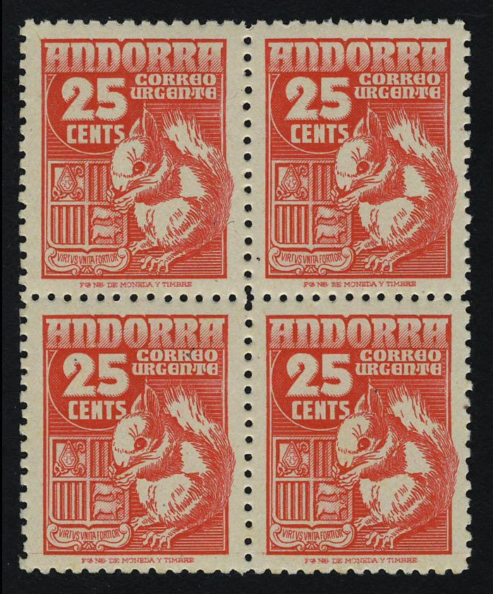 Lot 2597 - andorre espagnol  -  Francois Feldman F.C.N.P François FELDMAN sale #127