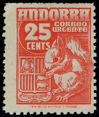 Lot 2598 - andorre espagnol  -  Francois Feldman F.C.N.P François FELDMAN sale #127