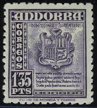 Lot 2601 - andorre espagnol  -  Francois Feldman F.C.N.P François FELDMAN sale #127
