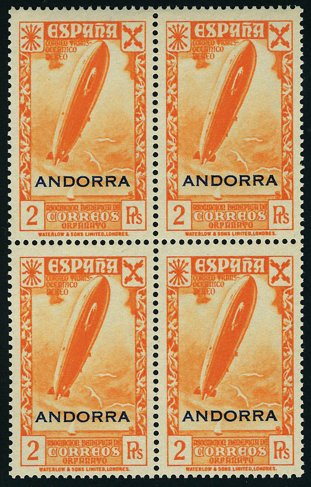 Lot 2606 - andorre espagnol TIMBRES DE BIENFAISANCE -  Francois Feldman F.C.N.P François FELDMAN sale #127