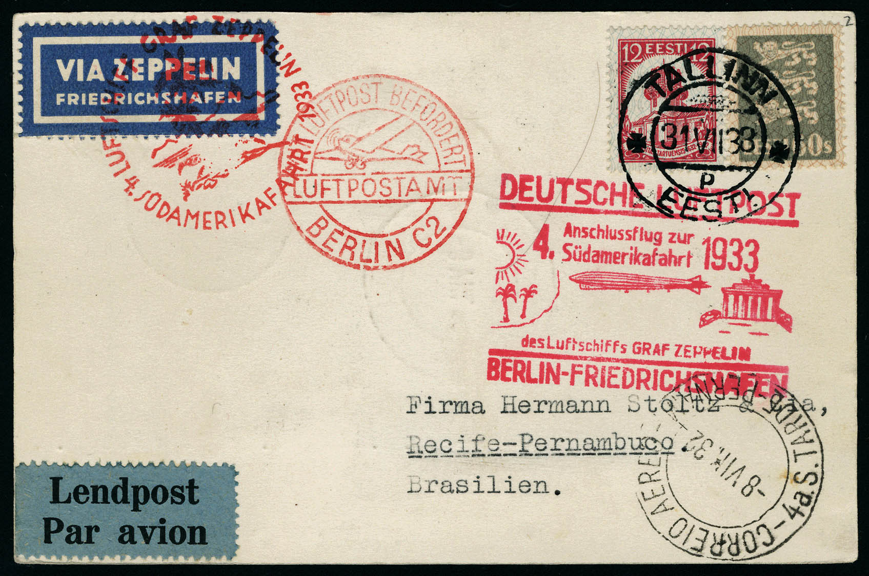 Lot 2745 - estonie poste aerienne - Francois Feldman F.C.N.P François FELDMAN sale #127 Lot 2745 - estonie poste aerienne - Francois Feldman F.C.N.P François FELDMAN sale #127