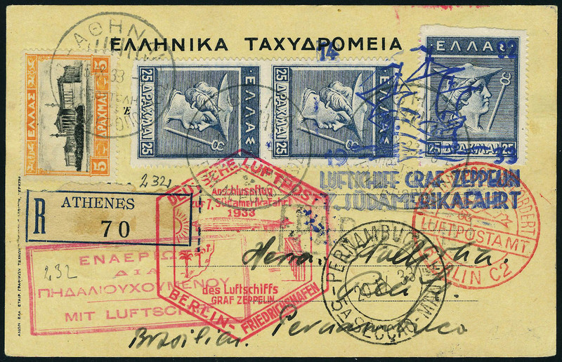 Lot 2779 - grece poste aerienne - Francois Feldman F.C.N.P François FELDMAN sale #127 Lot 2779 - grece poste aerienne - Francois Feldman F.C.N.P François FELDMAN sale #127