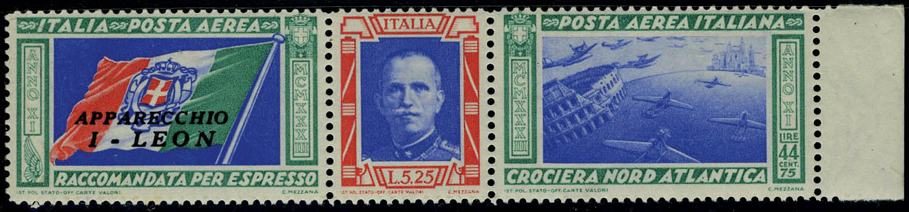 Lot 2844 - italie poste aerienne -  Francois Feldman F.C.N.P François FELDMAN sale #127