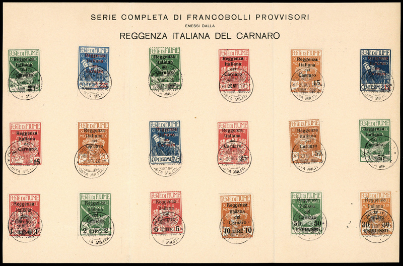 Lot 2858 - italie (fiume)  -  Francois Feldman F.C.N.P François FELDMAN sale #127
