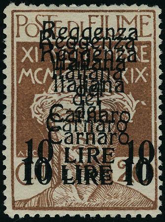 Lot 2860 - italie (fiume)  -  Francois Feldman F.C.N.P François FELDMAN sale #127