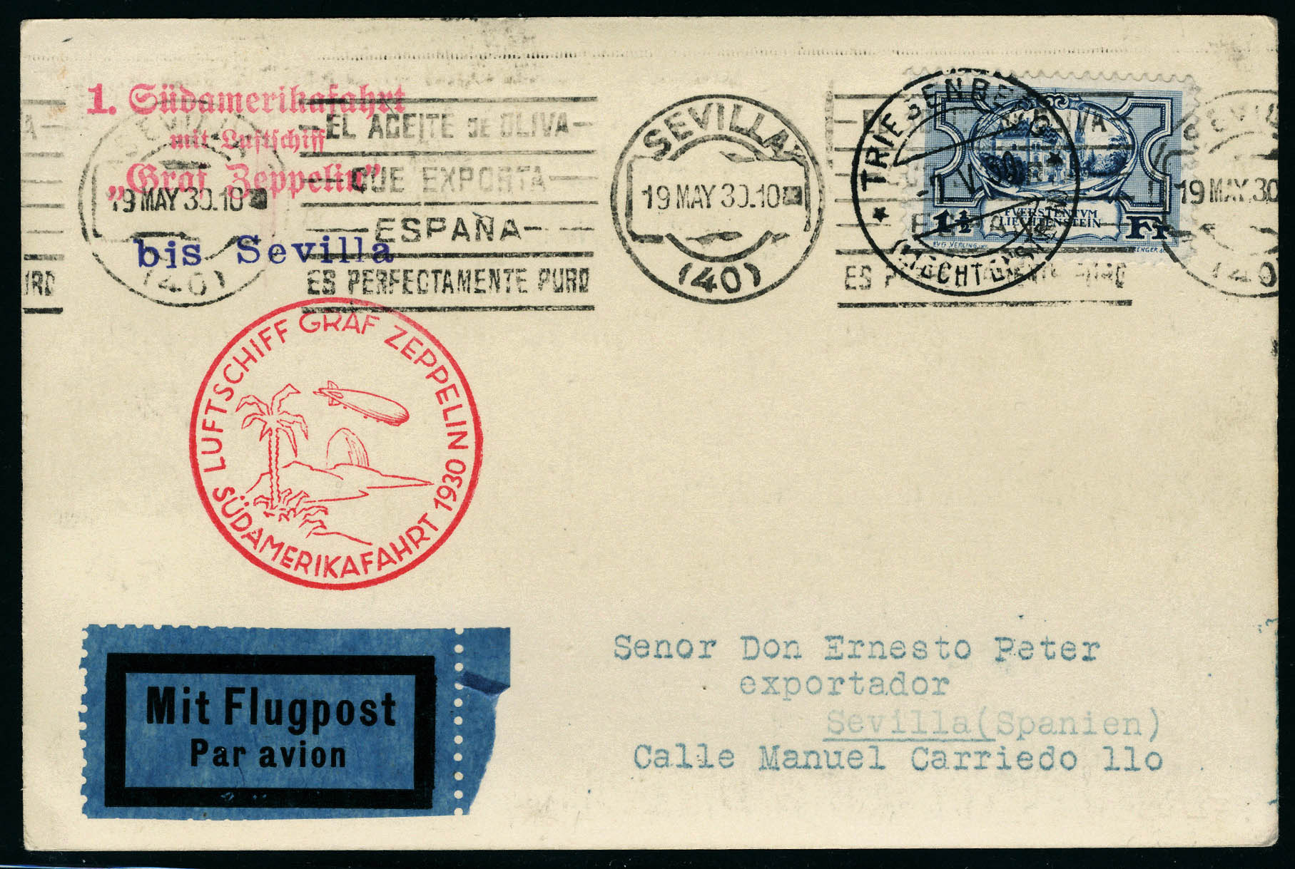 Lot 2894 - Liechtenstein poste aerienne - Francois Feldman F.C.N.P François FELDMAN sale #127 Lot 2894 - Liechtenstein poste aerienne - Francois Feldman F.C.N.P François FELDMAN sale #127