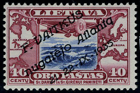 Lot 2904 - lituanie poste aerienne -  Francois Feldman F.C.N.P François FELDMAN sale #127