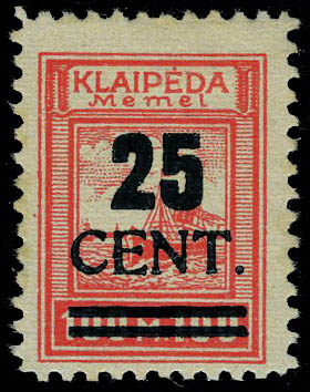 Lot 2922 - memel lituanien - Francois Feldman F.C.N.P François FELDMAN sale #127 Lot 2922 - memel lituanien - Francois Feldman F.C.N.P François FELDMAN sale #127