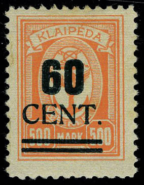 Lot 2923 - memel lituanien - Francois Feldman F.C.N.P François FELDMAN sale #127 Lot 2923 - memel lituanien - Francois Feldman F.C.N.P François FELDMAN sale #127