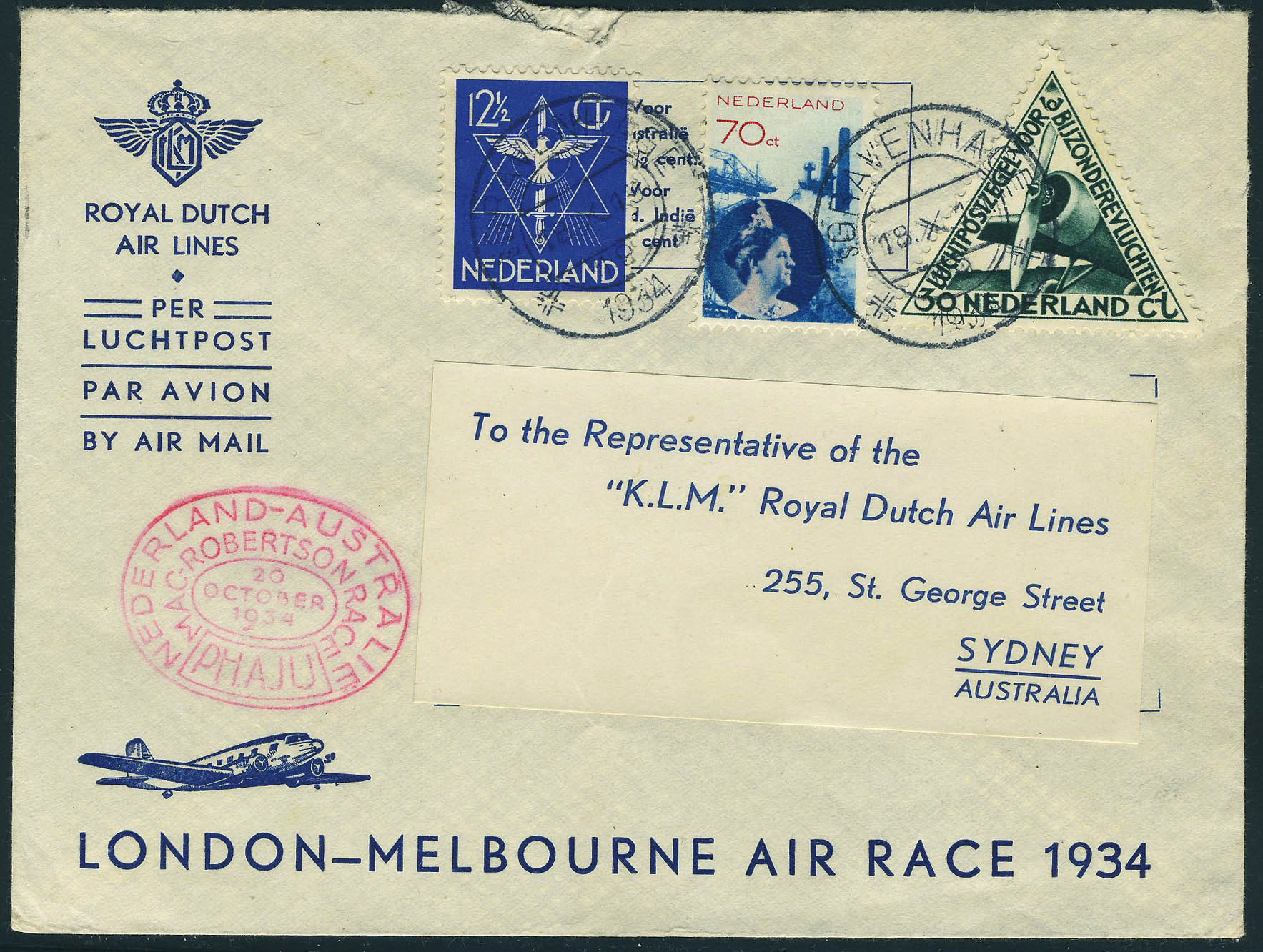 Lot 2937 - pays bas poste aerienne - Francois Feldman F.C.N.P François FELDMAN sale #127 Lot 2937 - pays bas poste aerienne - Francois Feldman F.C.N.P François FELDMAN sale #127
