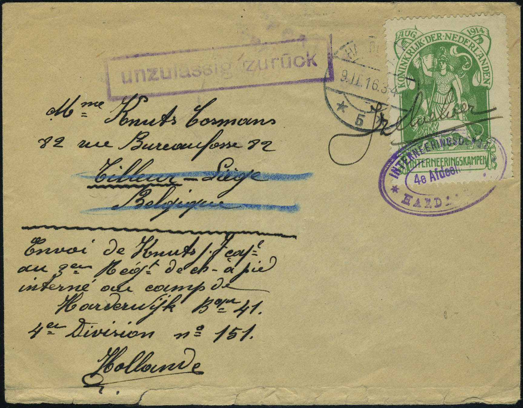 Lot 2939 - pays bas timbres de franchise - Francois Feldman F.C.N.P François FELDMAN sale #127 Lot 2939 - pays bas timbres de franchise - Francois Feldman F.C.N.P François FELDMAN sale #127