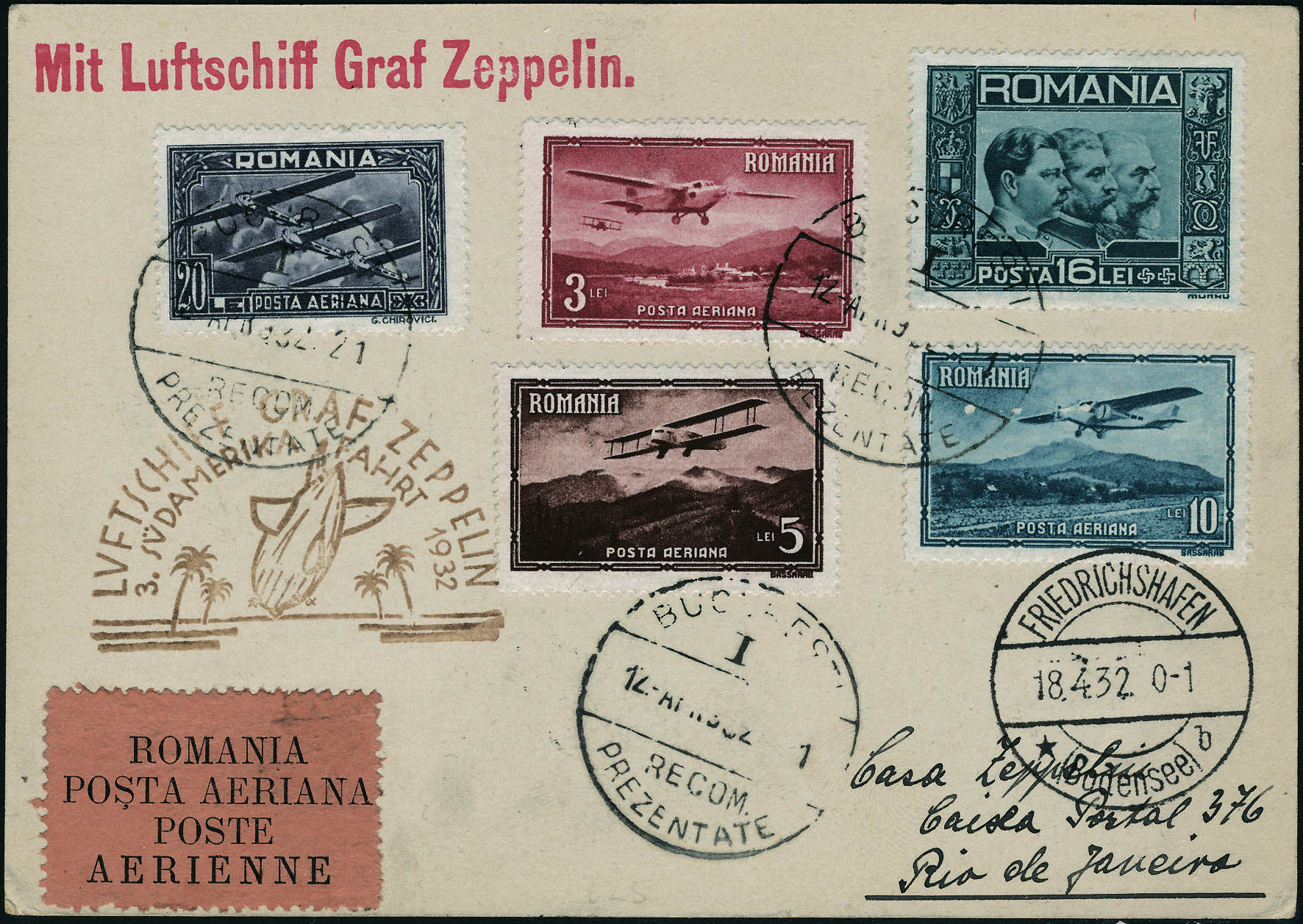 Lot 2961 - roumanie poste aerienne - Francois Feldman F.C.N.P François FELDMAN sale #127 Lot 2961 - roumanie poste aerienne - Francois Feldman F.C.N.P François FELDMAN sale #127