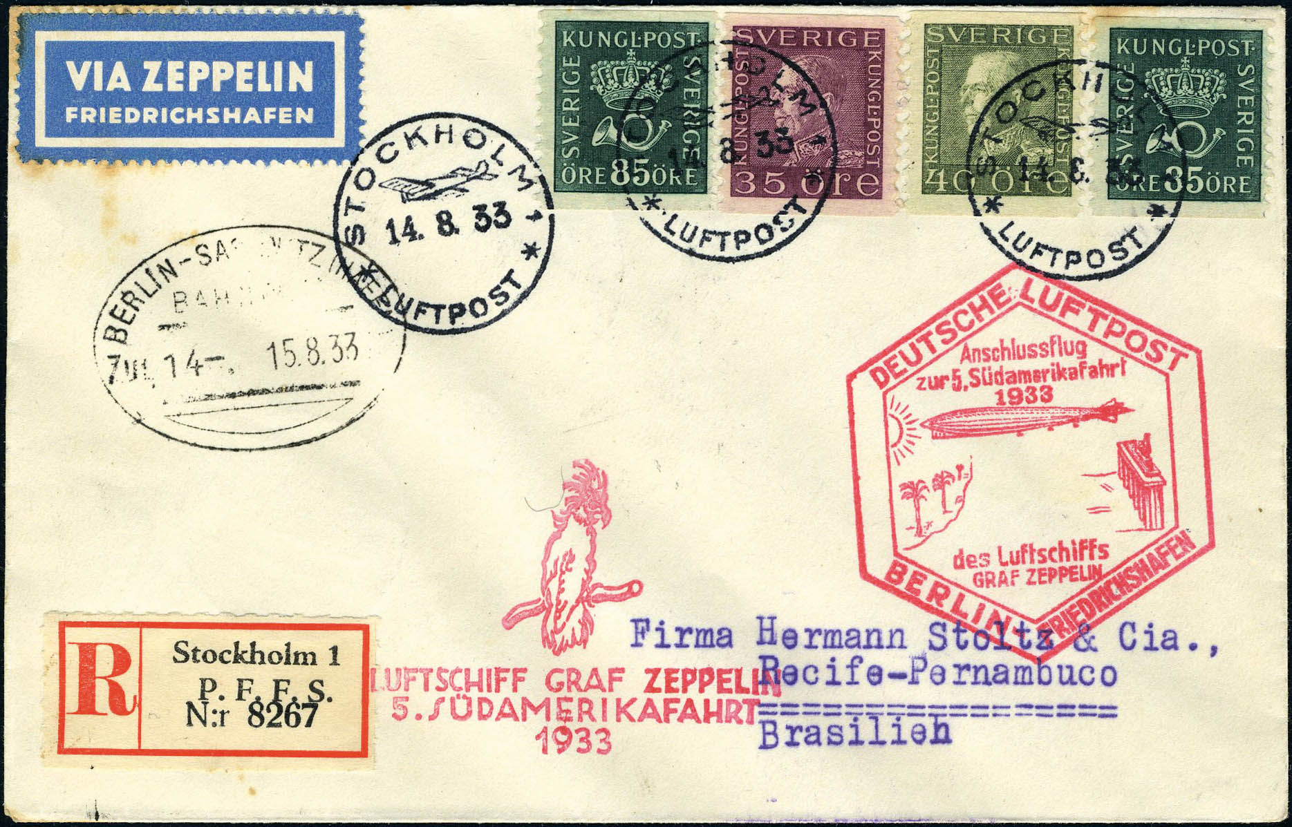 Lot 2983 - suede poste aerienne - Francois Feldman F.C.N.P François FELDMAN sale #127 Lot 2983 - suede poste aerienne - Francois Feldman F.C.N.P François FELDMAN sale #127
