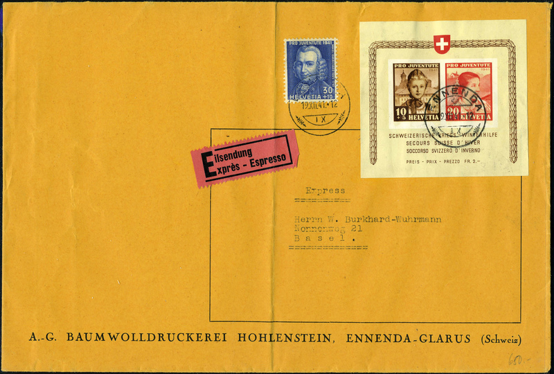 Lot 3040 - suisse BLOCS & FEUILLETS -  Francois Feldman F.C.N.P François FELDMAN sale #127