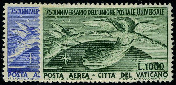 Lot 3108 - vatican poste aerienne -  Francois Feldman F.C.N.P François FELDMAN sale #127
