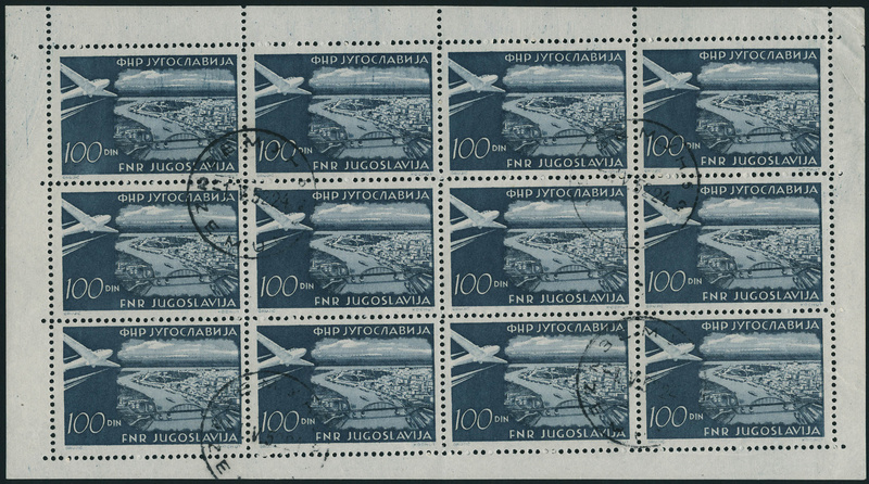 Lot 3116 - yougoslavie poste aerienne - Francois Feldman F.C.N.P François FELDMAN sale #127 Lot 3116 - yougoslavie poste aerienne - Francois Feldman F.C.N.P François FELDMAN sale #127