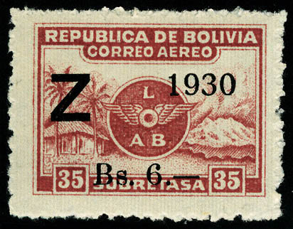 Lot 3160 - bolivie poste aerienne -  Francois Feldman F.C.N.P François FELDMAN sale #127