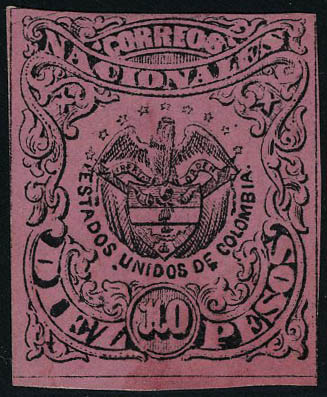 Lot 3187 - colombie - Francois Feldman F.C.N.P François FELDMAN sale #127 Lot 3187 - colombie - Francois Feldman F.C.N.P François FELDMAN sale #127