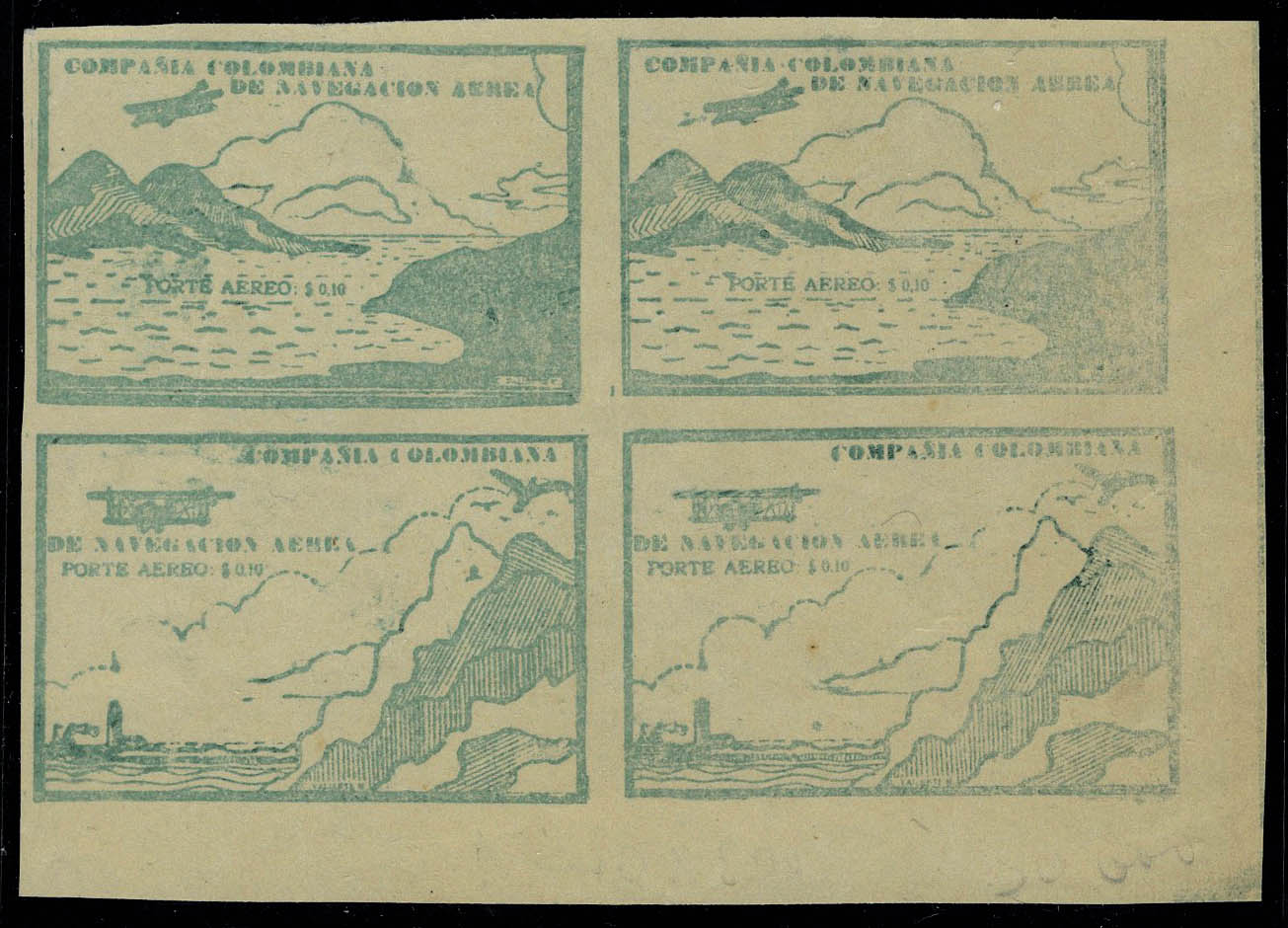 Lot 3194 - colombie poste aerienne - Francois Feldman F.C.N.P François FELDMAN sale #127 Lot 3194 - colombie poste aerienne - Francois Feldman F.C.N.P François FELDMAN sale #127