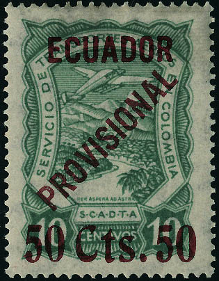 Lot 3240 - equateur poste aerienne -  Francois Feldman F.C.N.P François FELDMAN sale #127