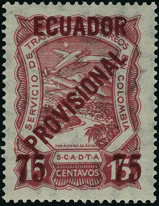 Lot 3241 - equateur poste aerienne -  Francois Feldman F.C.N.P François FELDMAN sale #127