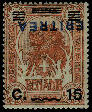 Lot 3250 - erythree  -  Francois Feldman F.C.N.P François FELDMAN sale #127
