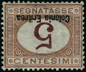 Lot 3251 - erythree timbres-taxe -  Francois Feldman F.C.N.P François FELDMAN sale #127