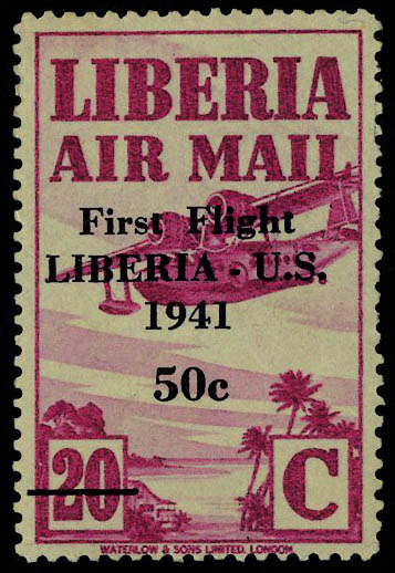 Lot 3358 - Liberia poste aerienne -  Francois Feldman F.C.N.P François FELDMAN sale #127
