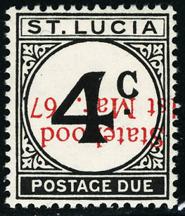 Lot 3426 - sainte-lucie timbres-taxe -  Francois Feldman F.C.N.P François FELDMAN sale #127