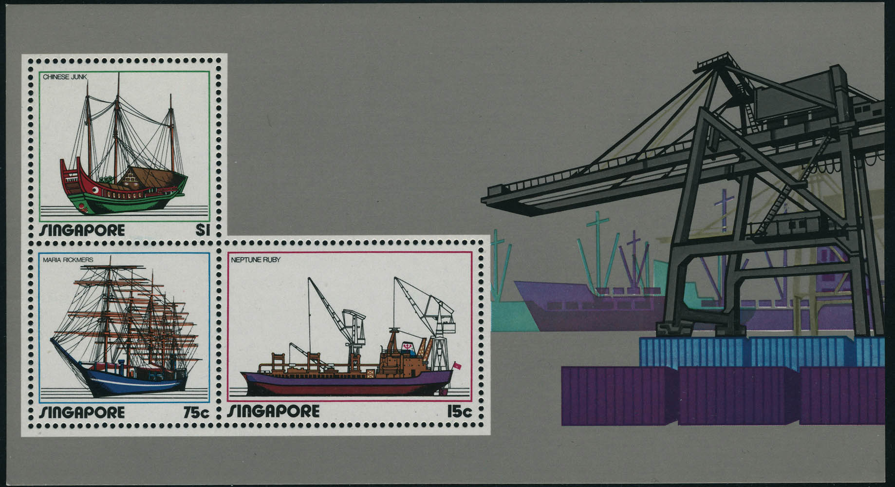 Lot 3446 - singapour BLOCS & FEUILLETS -  Francois Feldman F.C.N.P François FELDMAN sale #127