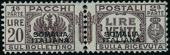 Lot 3450 - somalie italienne colis postaux -  Francois Feldman F.C.N.P François FELDMAN sale #127
