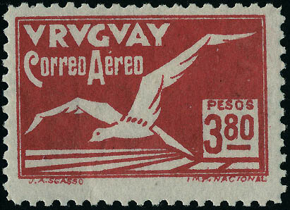 Lot 3465 - Uruguay poste aerienne -  Francois Feldman F.C.N.P François FELDMAN sale #127