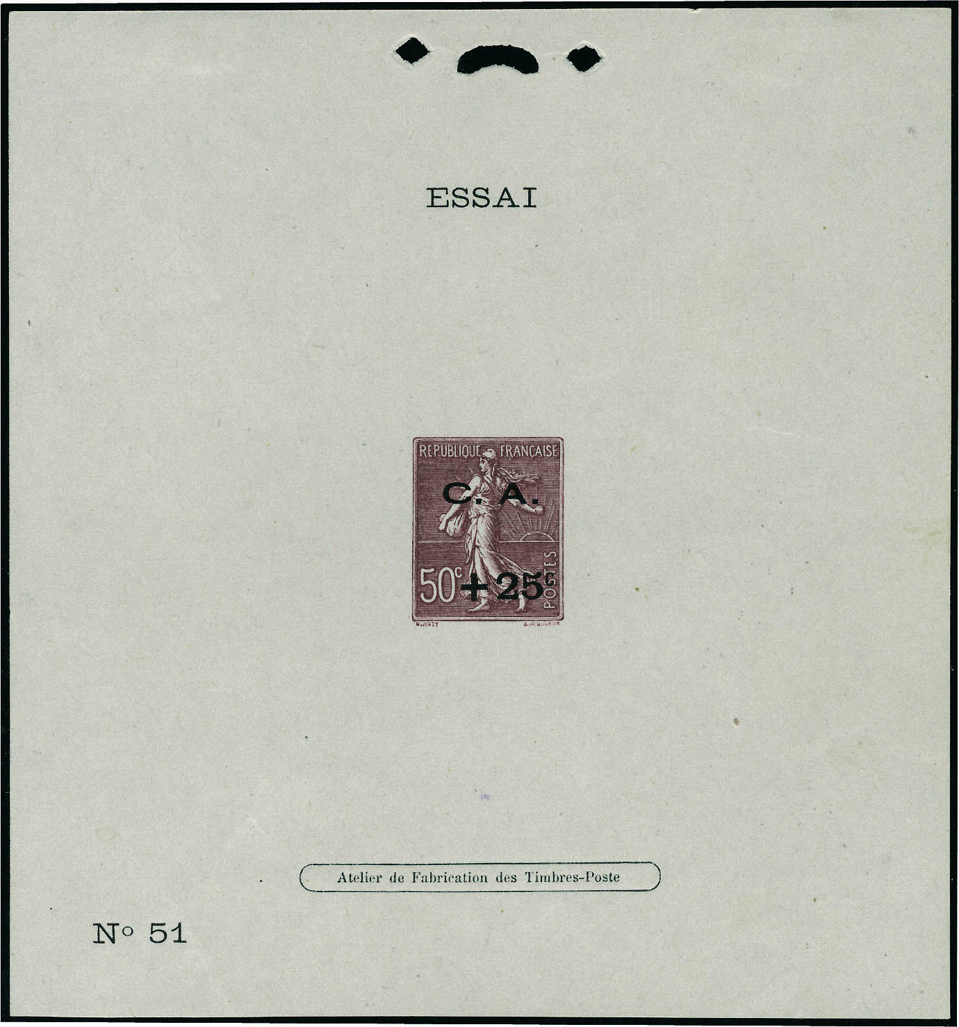 Lot 365 - France a partir de 1900 -  Francois Feldman F.C.N.P François FELDMAN sale #127