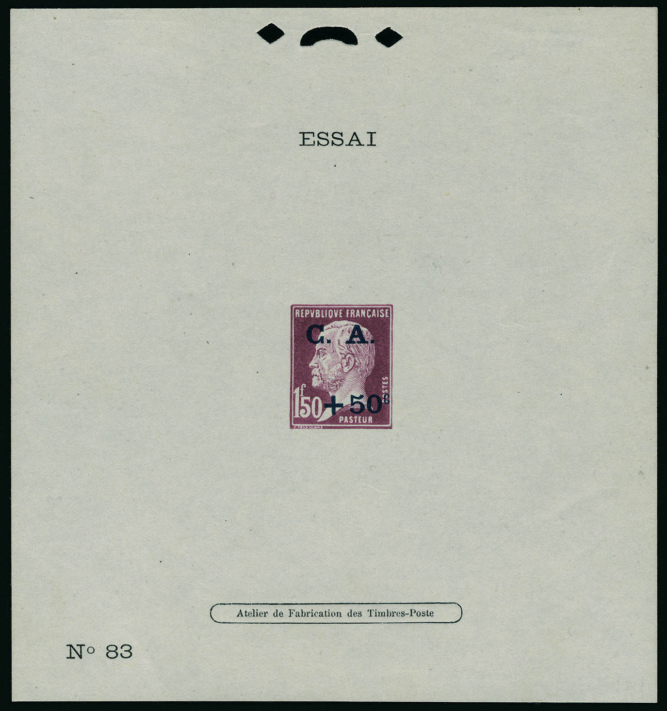 Lot 366 - France a partir de 1900 -  Francois Feldman F.C.N.P François FELDMAN sale #127