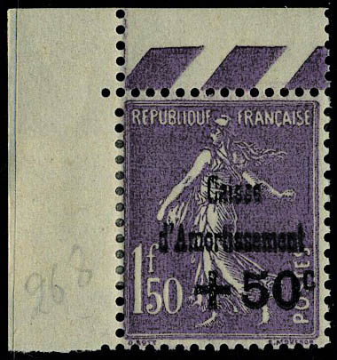 Lot 413 - France a partir de 1900 - Francois Feldman F.C.N.P François FELDMAN sale #127 Lot 413 - France a partir de 1900 - Francois Feldman F.C.N.P François FELDMAN sale #127