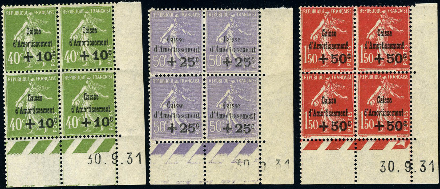 Lot 421 - France a partir de 1900 - Francois Feldman F.C.N.P François FELDMAN sale #127 Lot 421 - France a partir de 1900 - Francois Feldman F.C.N.P François FELDMAN sale #127