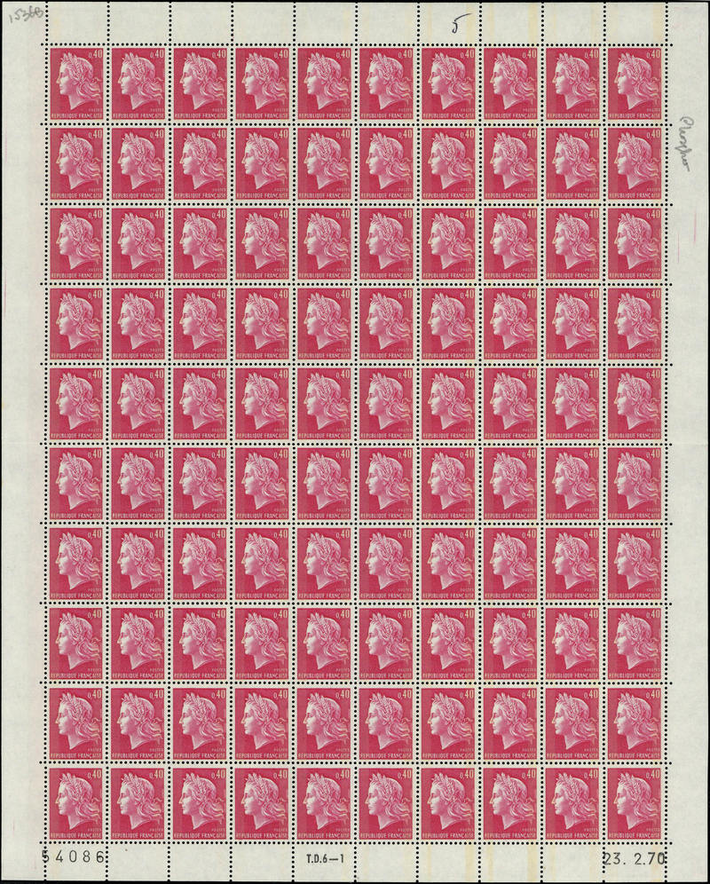 Lot 601 - France a partir de 1900 -  Francois Feldman F.C.N.P François FELDMAN sale #127