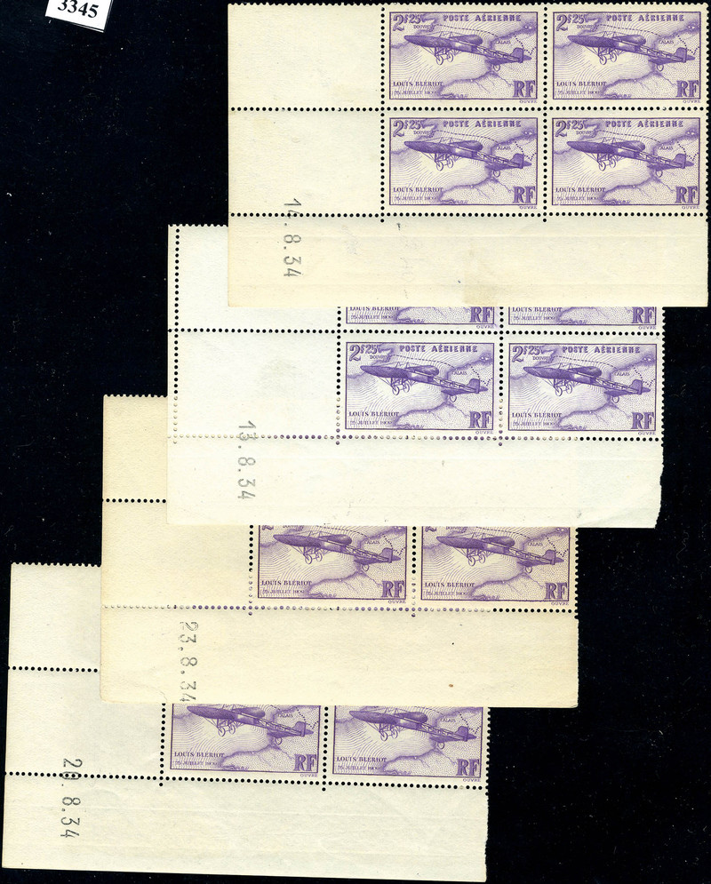 Lot 715 - France poste aerienne - Francois Feldman F.C.N.P François FELDMAN sale #127 Lot 715 - France poste aerienne - Francois Feldman F.C.N.P François FELDMAN sale #127