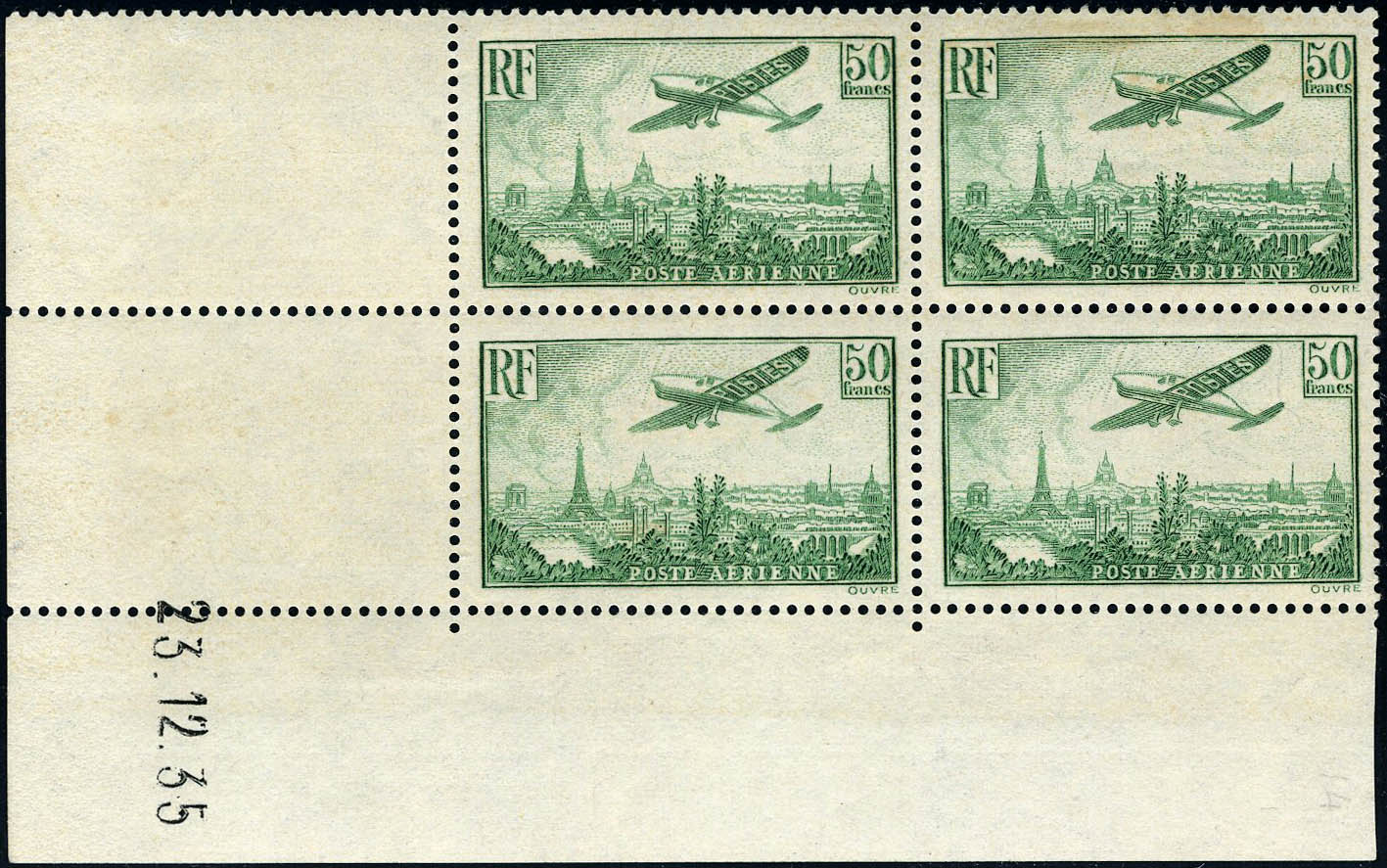 Lot 721 - France poste aerienne - Francois Feldman F.C.N.P François FELDMAN sale #127 Lot 721 - France poste aerienne - Francois Feldman F.C.N.P François FELDMAN sale #127